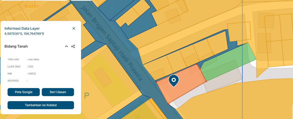 DISEWA KAVLING 850 METER PERSEGI JL. BRIGJEND SAPTADJI HADIPRAWIRA - Foto 2