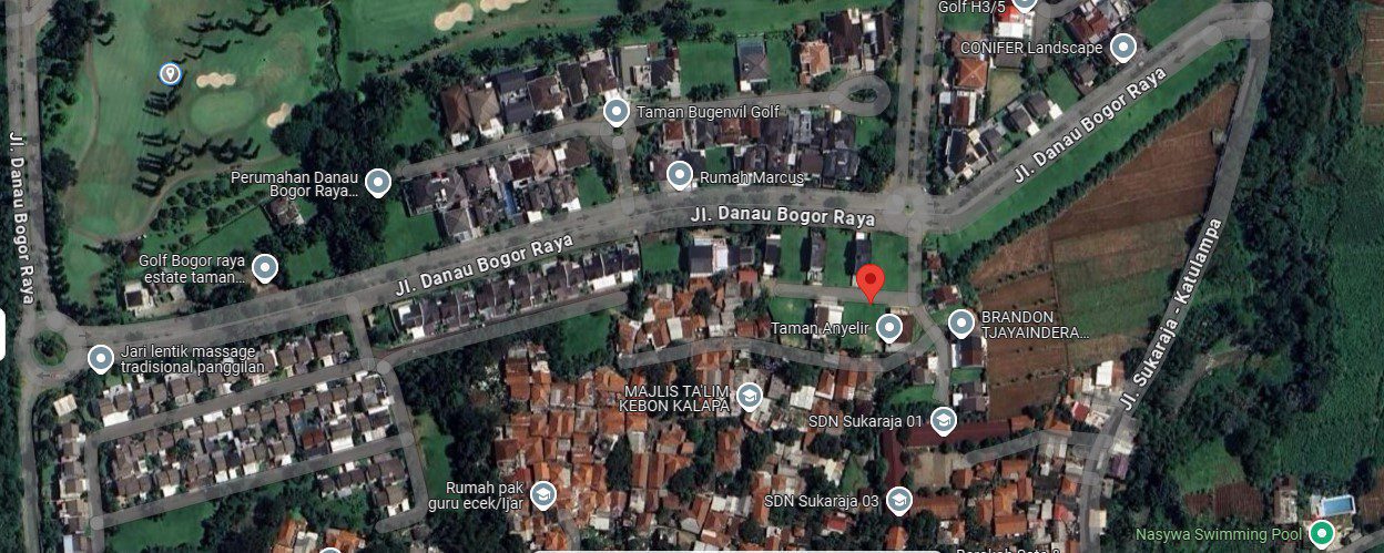DIJUAL KAVLING 196 METER PERSEGI GOLF ESTATE DANAU BOGOR RAYA CLUSTER ANYELIR - Foto 3