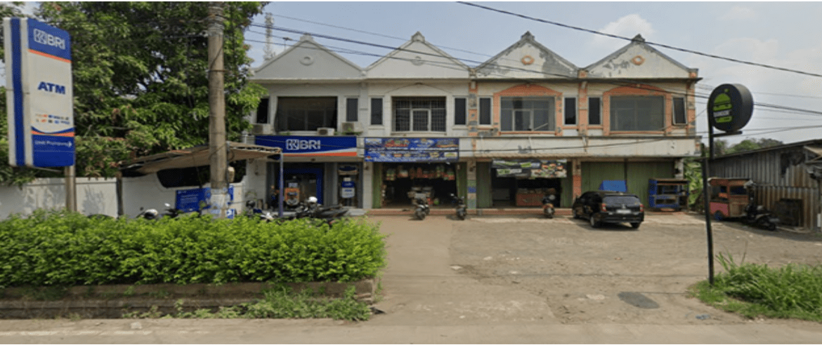 DISEWA TIGA RUKO @152-250 (KEEMPAT DARI KIRI) JL. PUSPITEK GUNUNGSINDUR