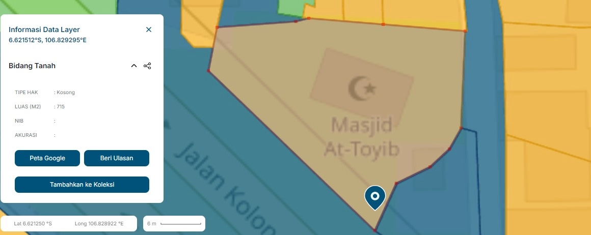 DISEWA KAVLING 715 METER PERSEGI JL. KOL. ACHMAD SYAM PARUNG BANTENG KATULAMPA BOGOR - Foto 6