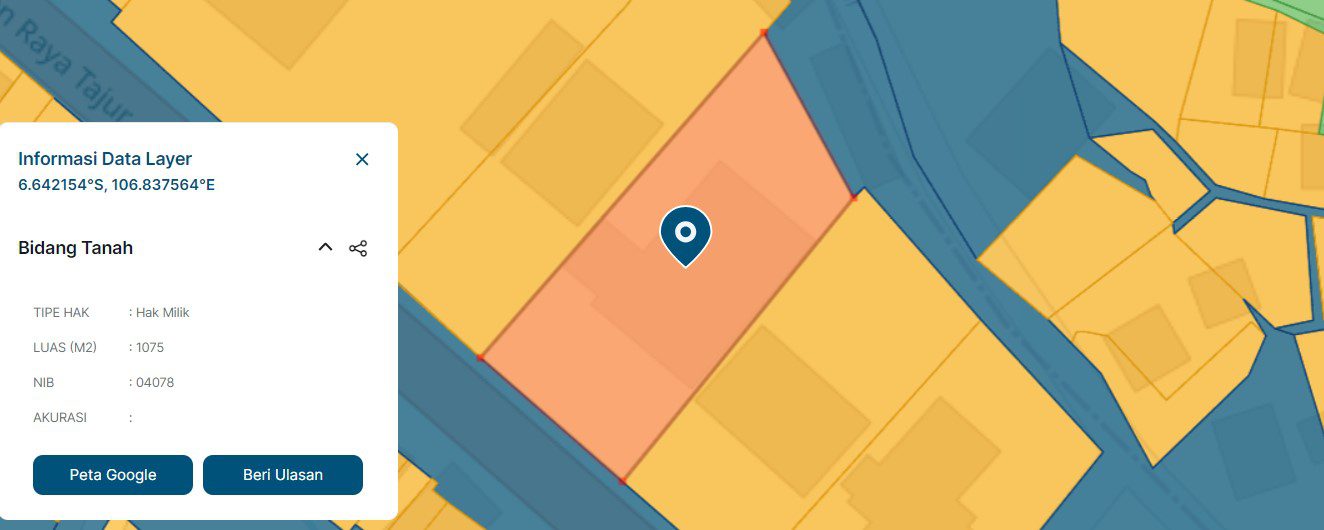 DIJUAL RUMAH DI JALUR BISNIS SISI JALAN ANTAR KOTA ANTAR PROPINSI JL. RAYA TAJUR BOGOR SELATAN - Foto 2