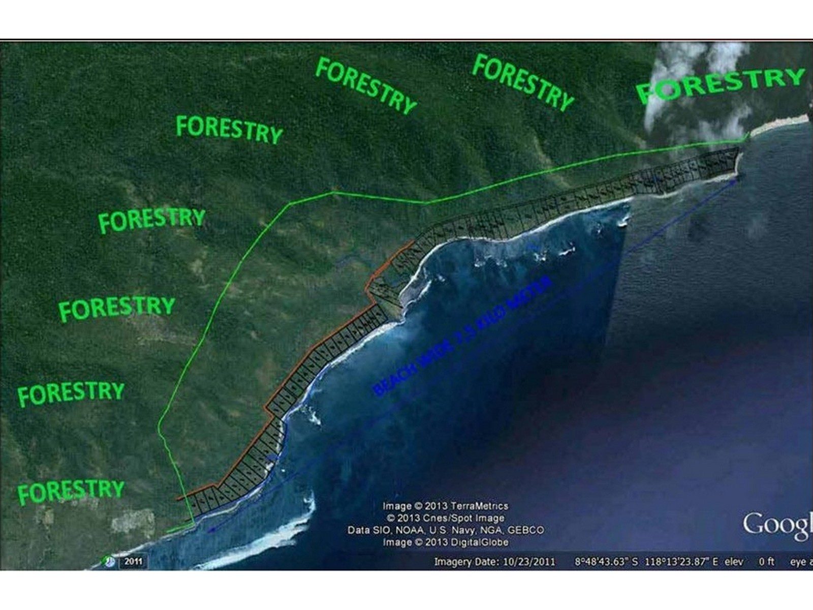 Unmatched Freehold Beachfront Land with over 3,500m Frontage in Sumbawa - Foto 3