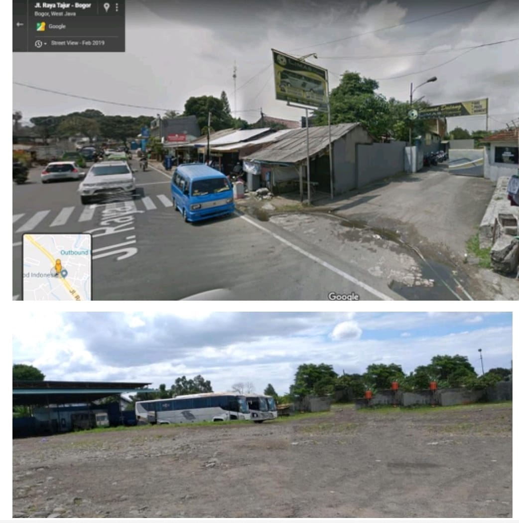 Dijual Tanah di Jalan Raya Wangun Ciawi Kota Bogor