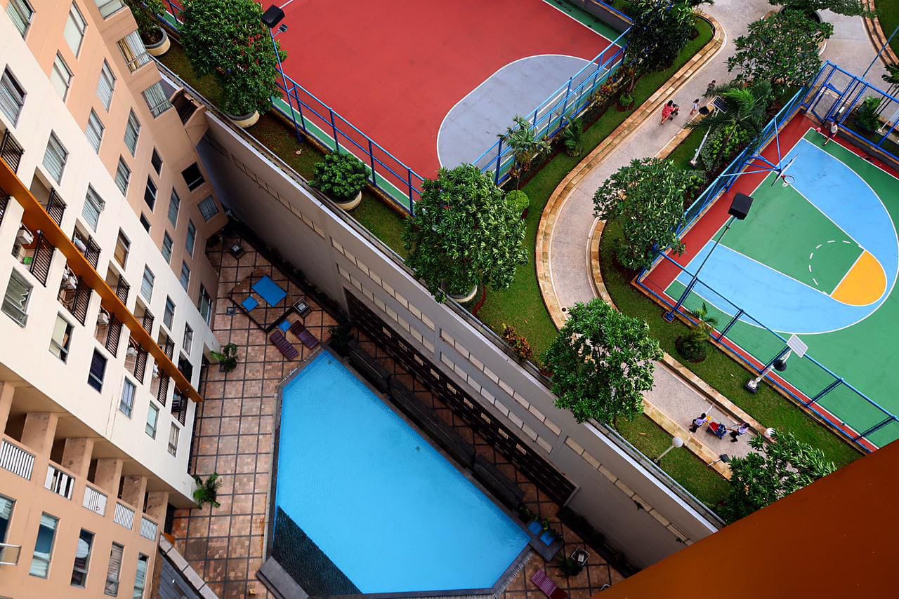 Sewa Apartemen The 18th Residences Rasuna Said Kuningan Jakarta Selatan View Pool dan Epicentrum Mall (AL)