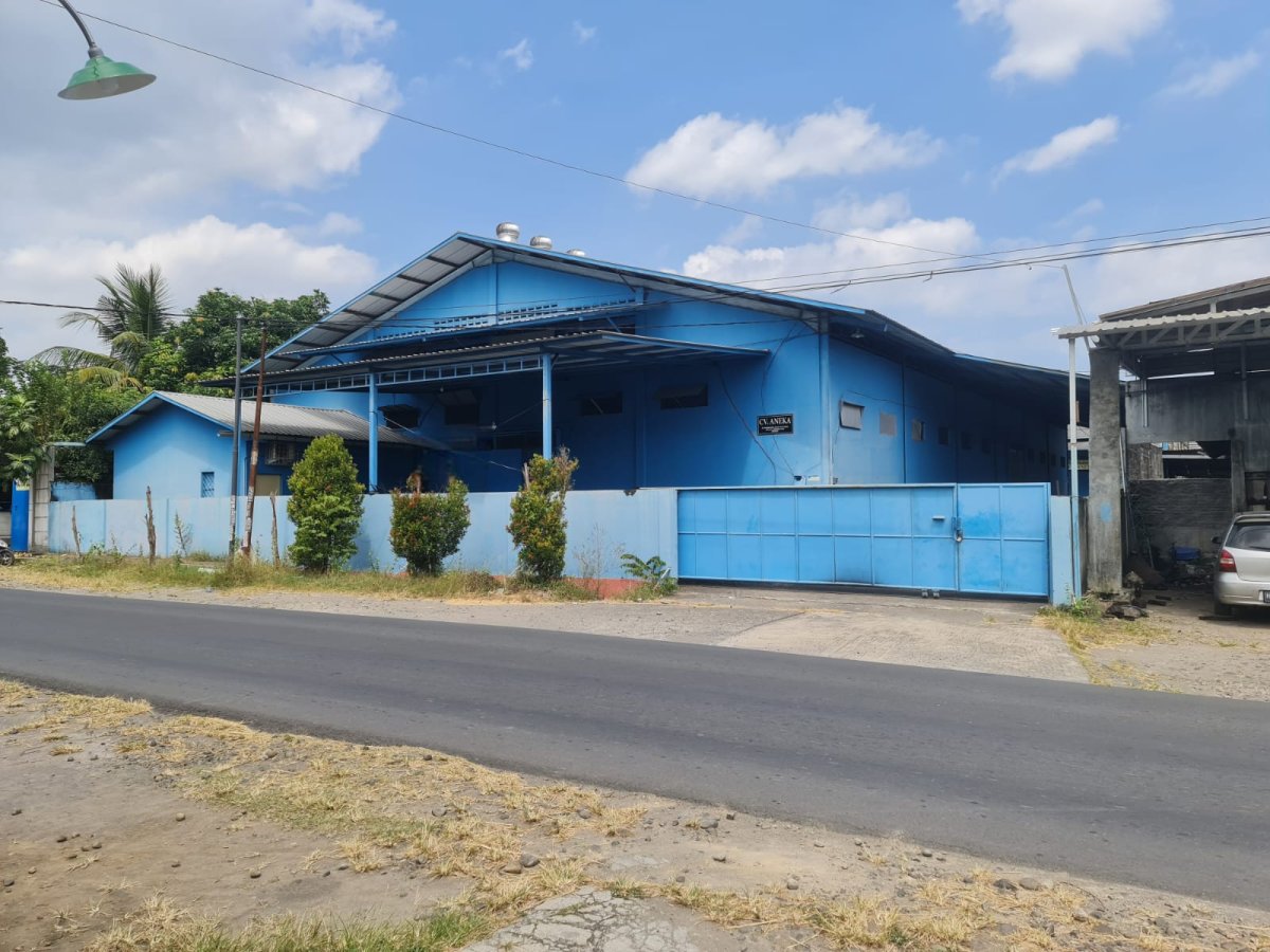 Dijual Gudang Eks Pabrik Siap Pakai, Dekat Jalan Raya Solo Purwodadi