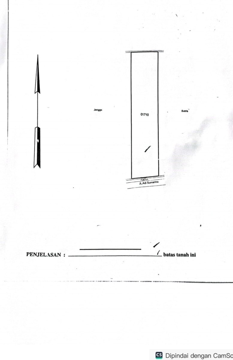 Dijual Tanah Pekarangan, Lokasi di Jln Adisumarmo, Gedongan, Colomadu, Karanganyar - Foto 3