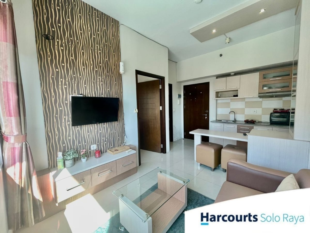 Dijual Apartemen Solo Paragon Type 1 Bedroom, Terhubung Dengan Shoping Mall dan Hotel di Solo