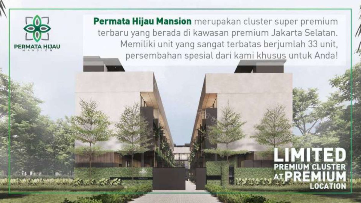 JUAL CEPAT, RUMAH TOWN HOUSE PREMIUM 3,5 LANTAI, PERMATA HIJAU MANSION, JAKARTA SELATAN - Foto 4