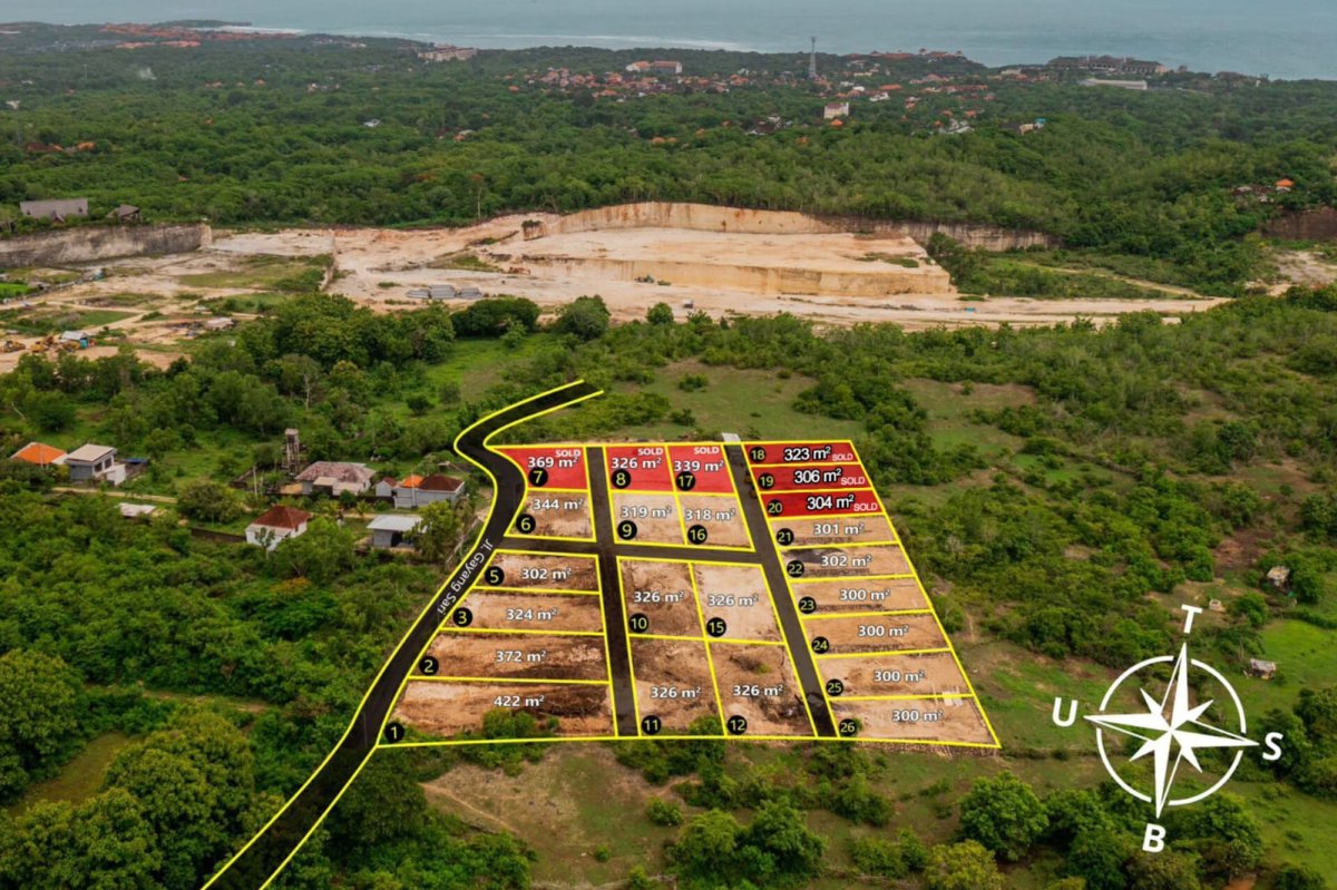 Opportunity Knocks: Kavling Premium Siap Bangun di Jl. Gayang Sari, Kutuh – The Rising Star of South Bali - Foto 2