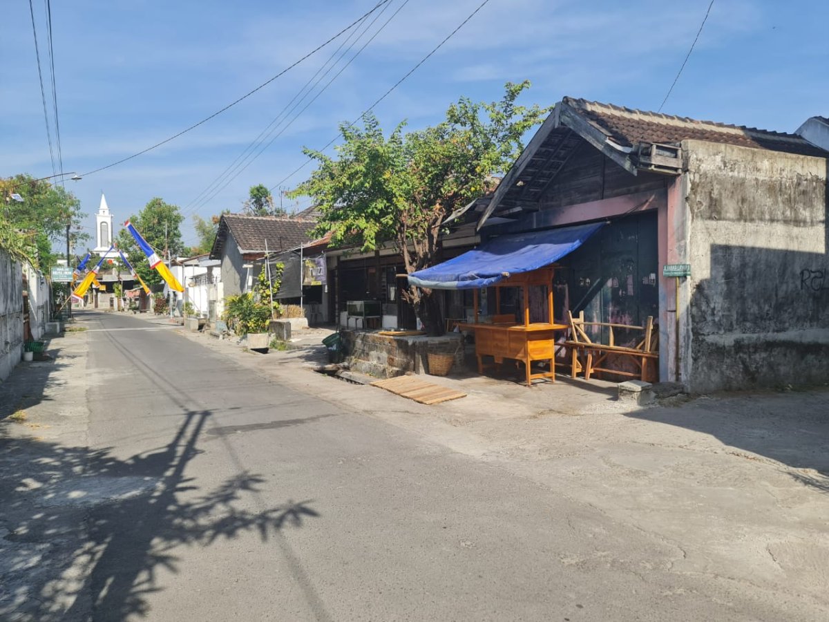Rumah Hitung Tanah di Danukusuman Serengan Solo, Cocok Untuk Rumah Tinggal atau Kost Exclusive atau Ruang Usaha