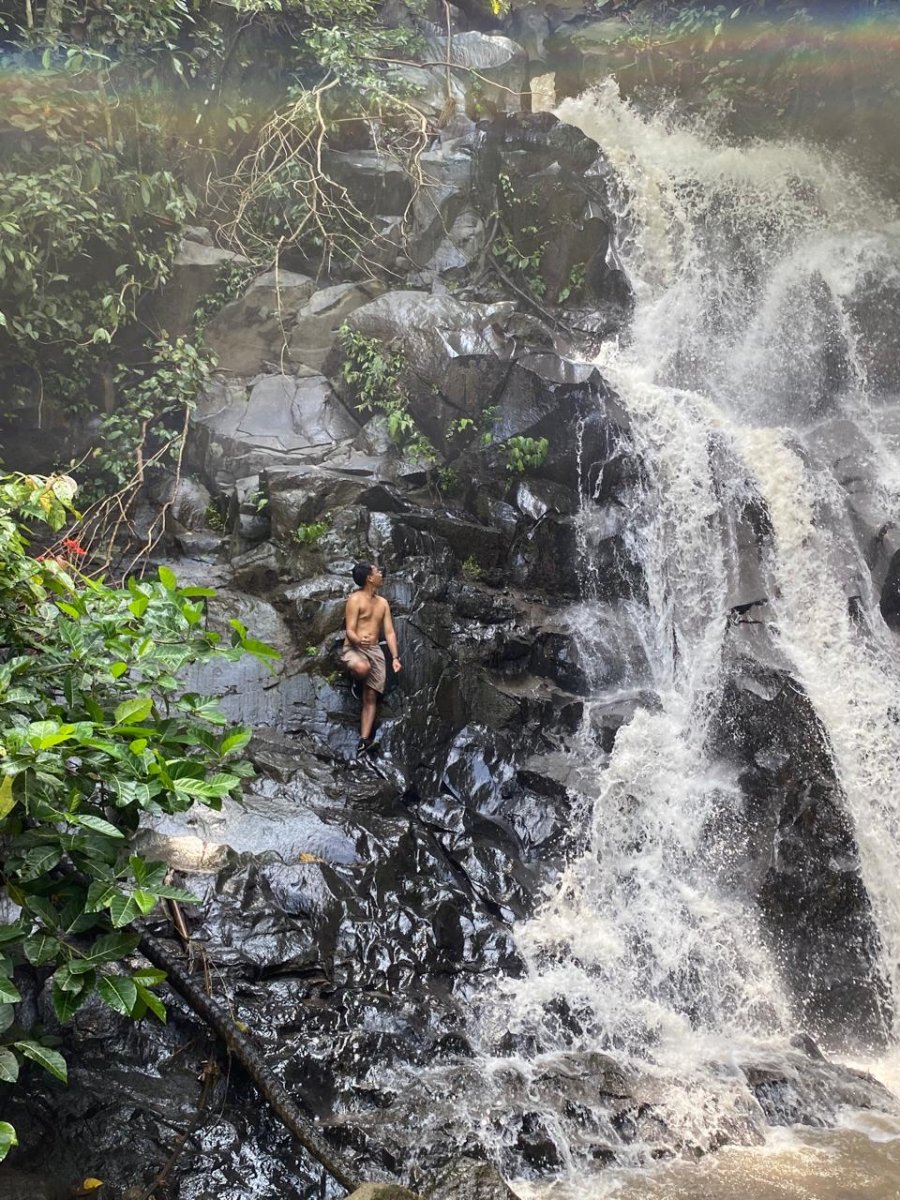 Jual lahan  eksotis ada air terjun dan diapit 2 sungai 7,9 ha, Ubud Bal - Foto 3