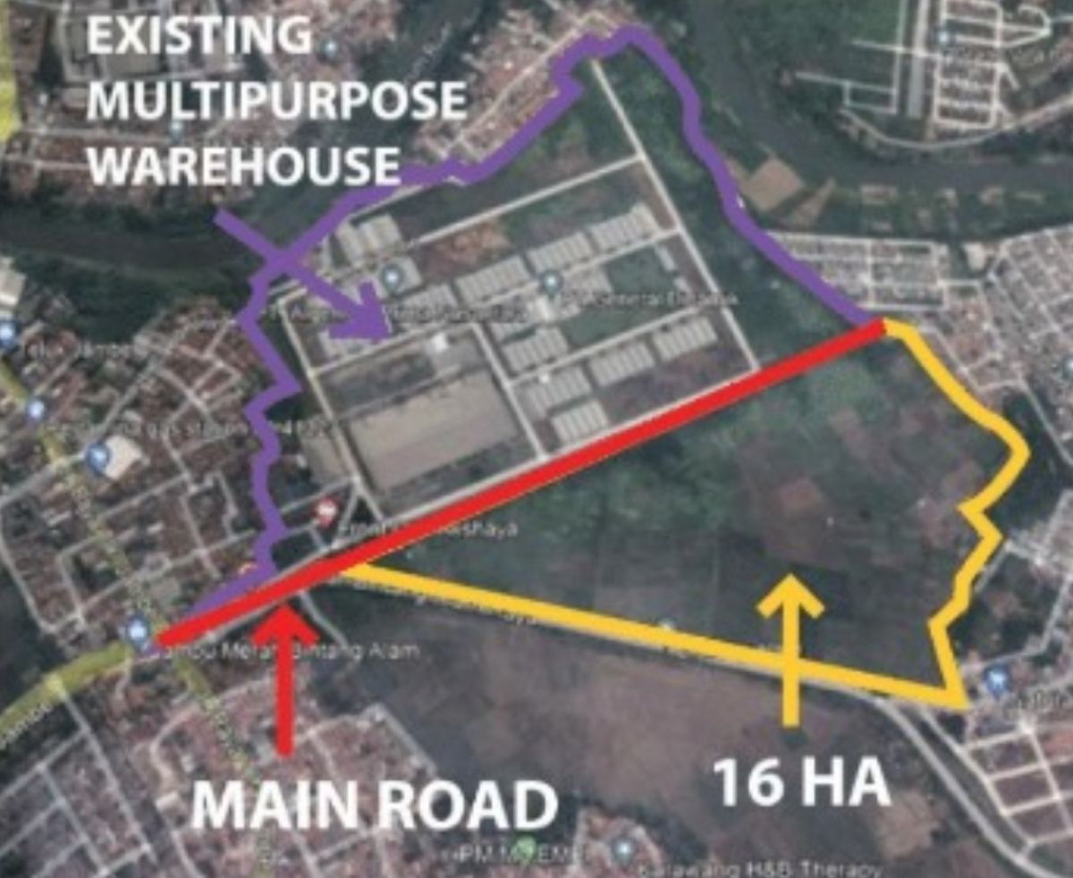 Lahan 16 ha siap bangun untuk cluster pergudangan, dalam komplek gudang multiguna (KSB) yang aman di karawang - Foto 7