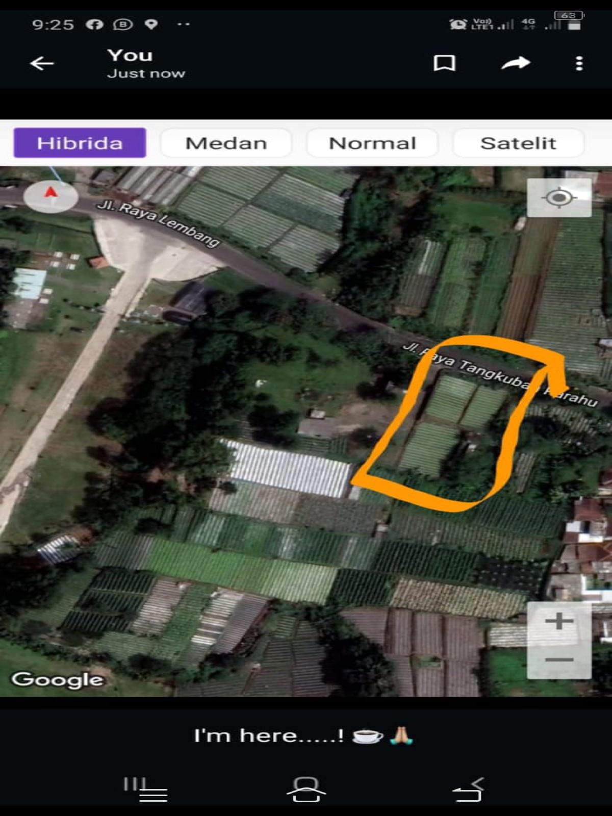 Dijual Tanah pinggir Jalan dekat ke Tangkuban Perahu Bandung