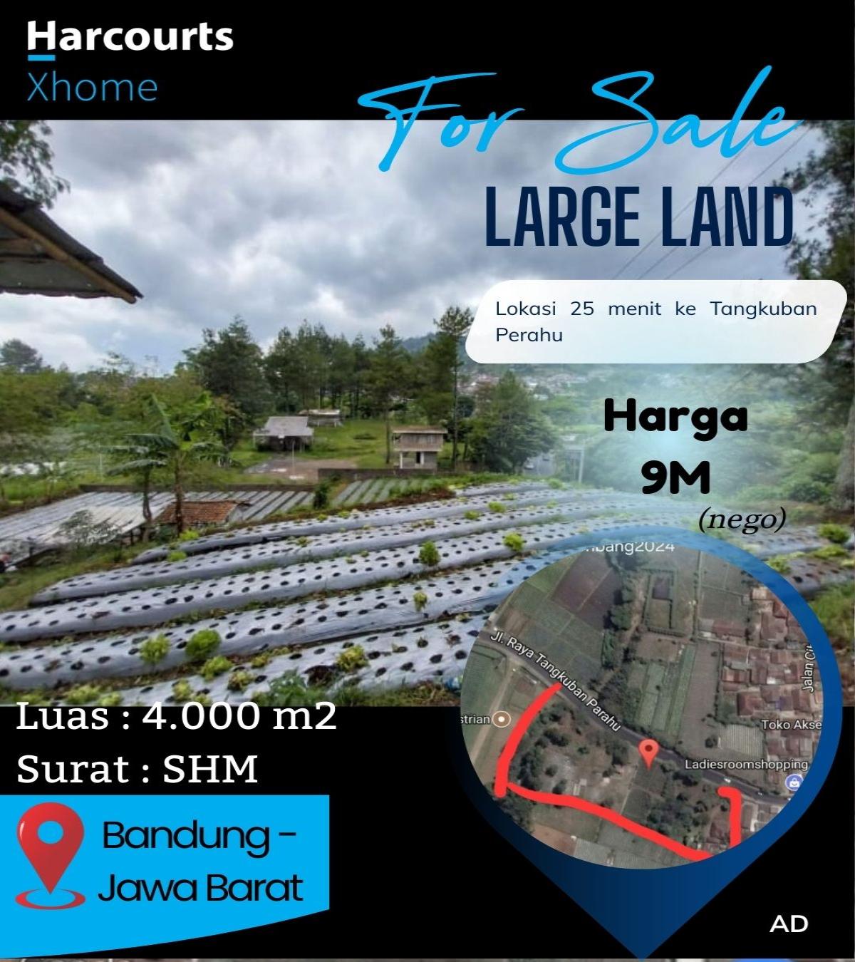 Dijual Tanah pinggir Jalan dekat ke Tangkuban Perahu Bandung - Foto 7