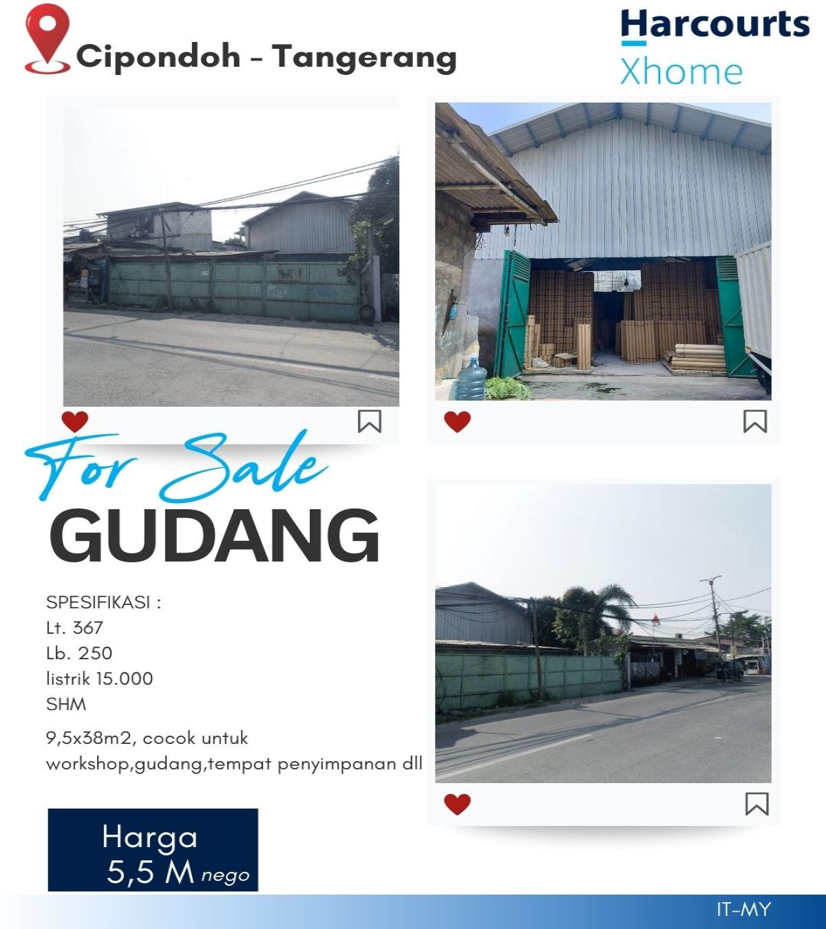 Gudang lokasi Oke di Cipondoh Tangerang - Foto 9