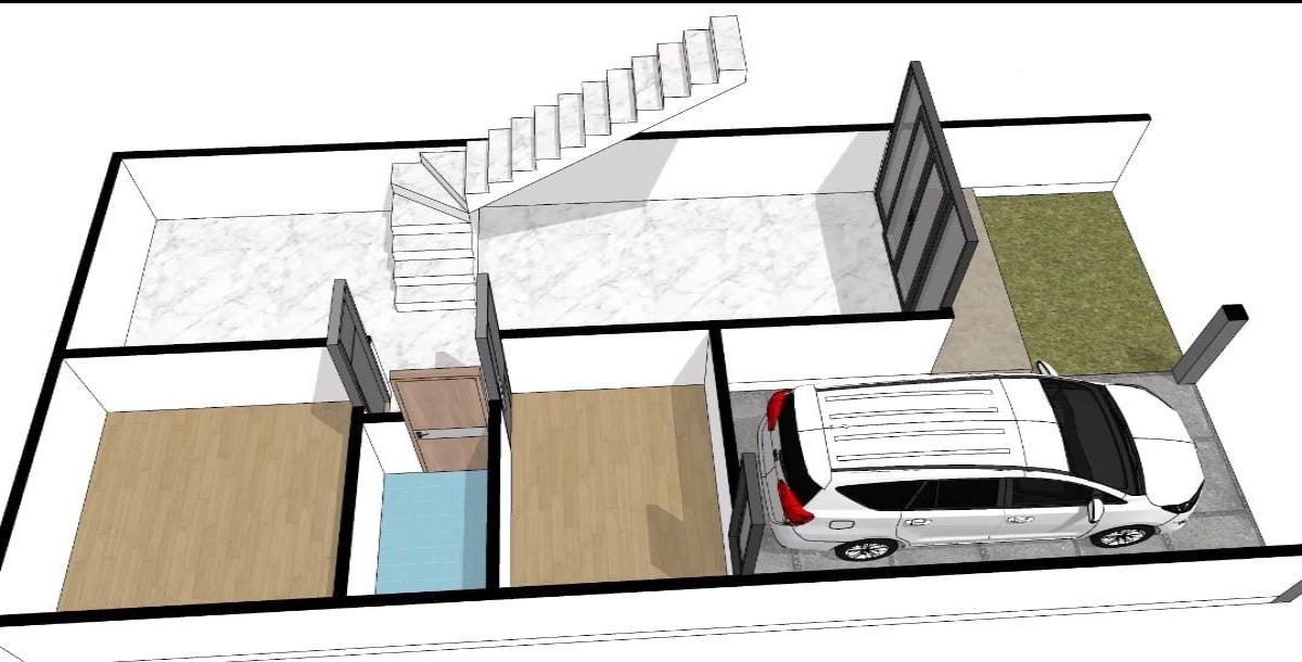 Rumah baru bebas banjir di Pinang Tangerang - Foto 3