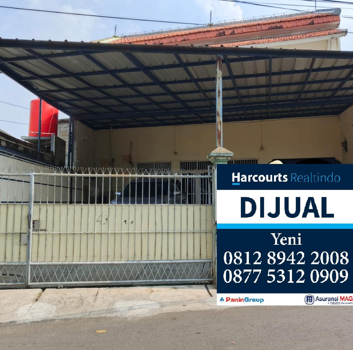 Dijual Cepat Rumah Luas 205 m²  di Pekayon Pasar Rebo Jakarta Timur – Dekat LRT Kampung Rambutan