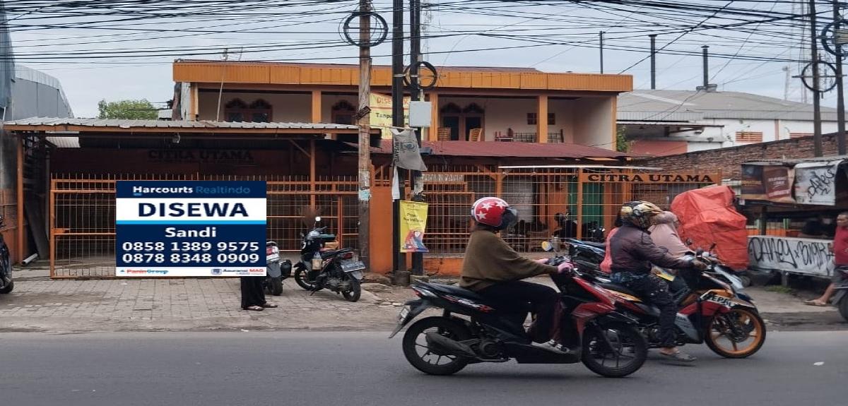 Disewakan Ruko Strategis 2 Lantai di Pinggir Jalan Utama Hasyim Ashari Tangerang Kota