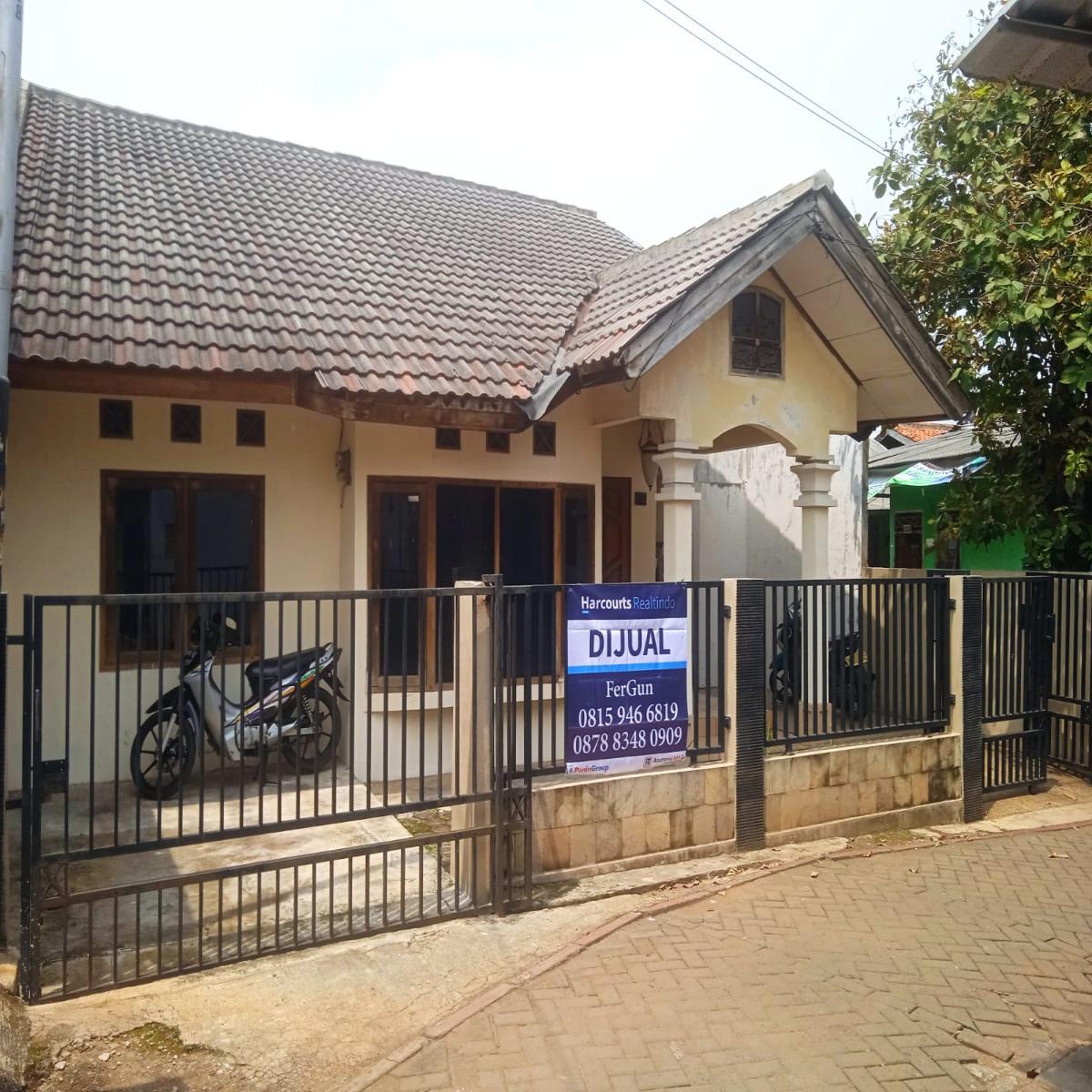 Rumah Siap Huni dan Bebas Banjir Dijual Di Jalan Samu dekat Jalan Asem Kunciran