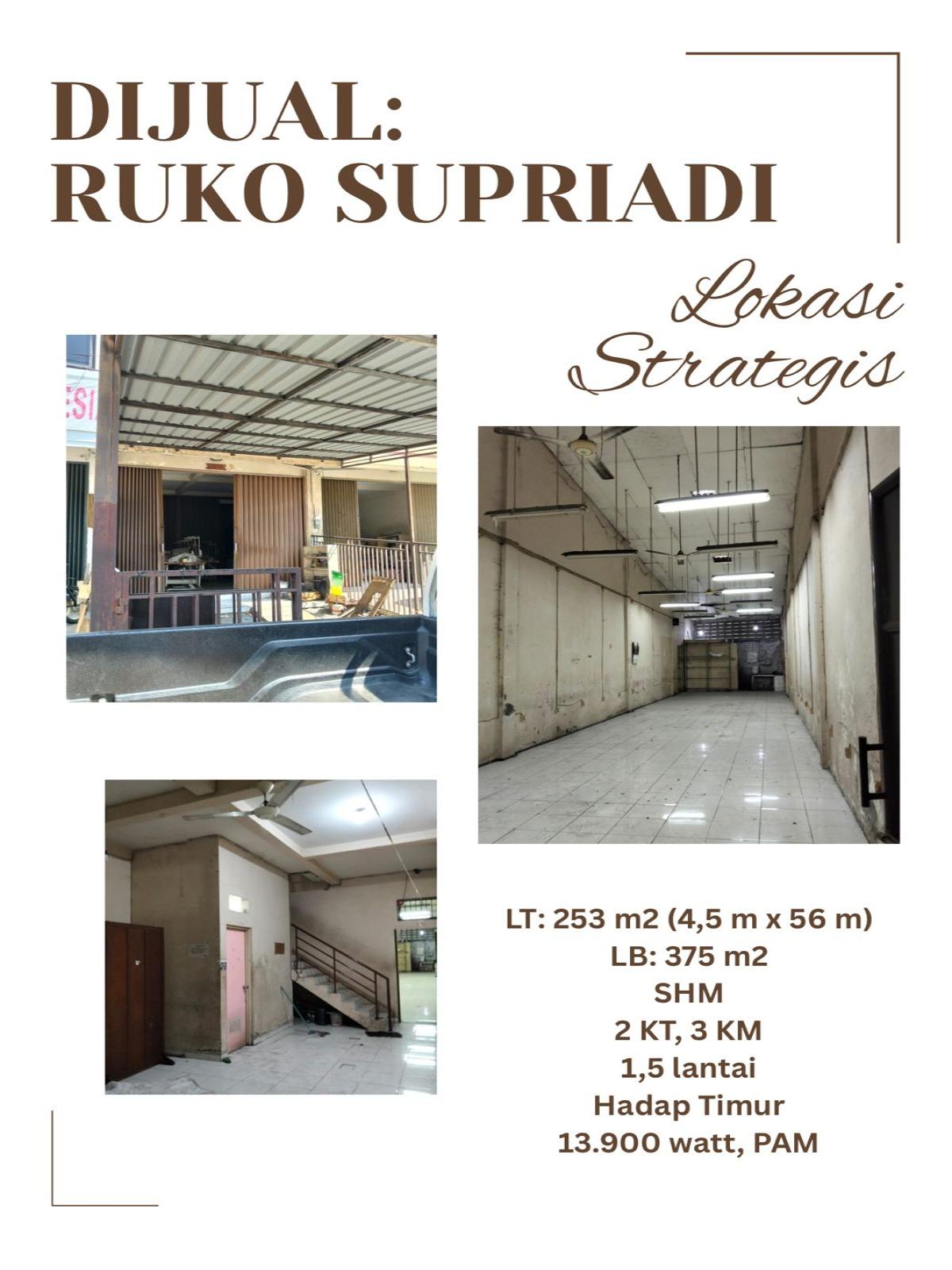Ruko Murah Tempat Strategis Semarang Timur Supriyadi