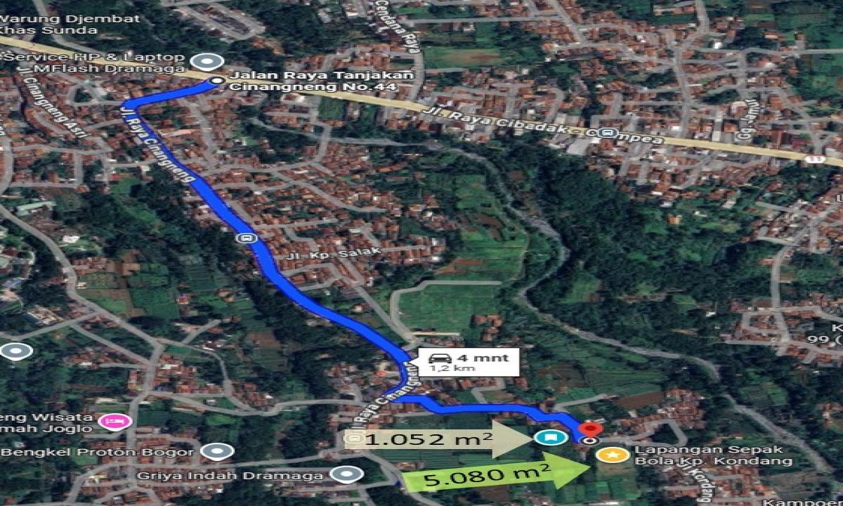 Dijual tanah jalan dekat jl Raya Cinangneng Bogor Jawa Barat - Foto 3