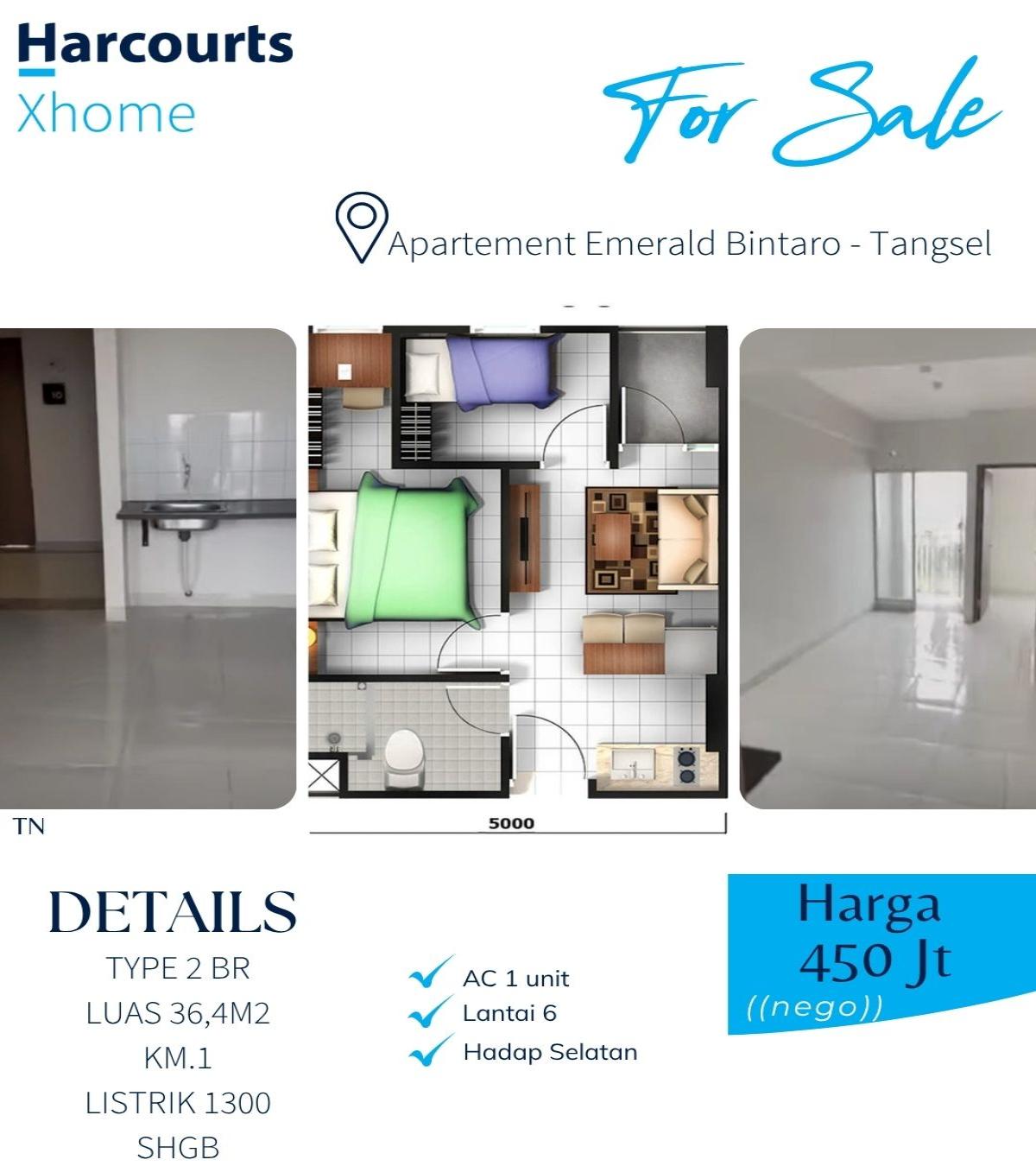 Dijual unit apartemen di Apartemen Emerald Bintaro Tangsel - Foto 6