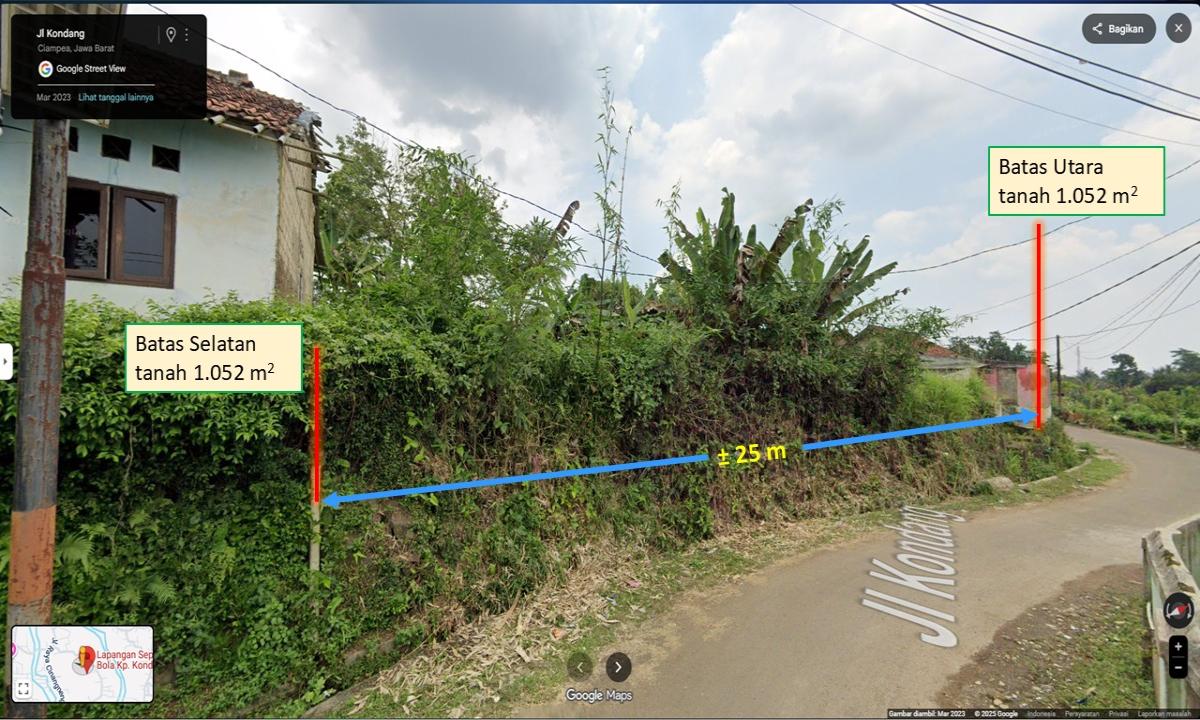 Tanah Kavling dekat Jl Raya Cinangneng Bogor Jawa Barat - Foto 2