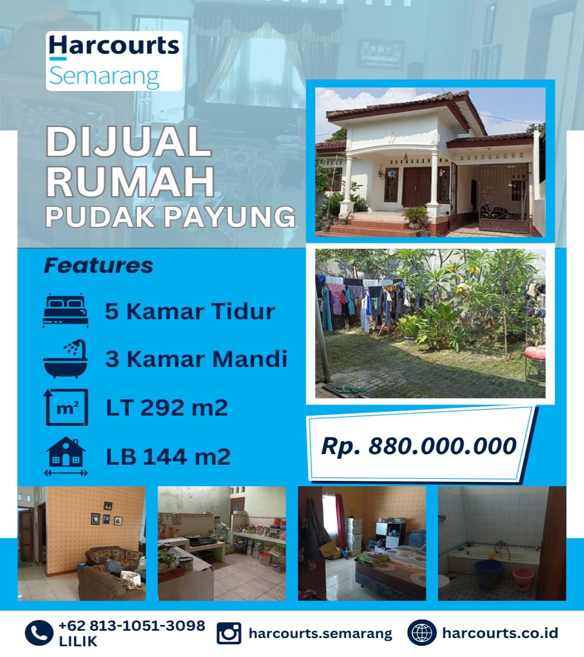 Rumah Bagus Furnished di Pudak Payung, Semarang