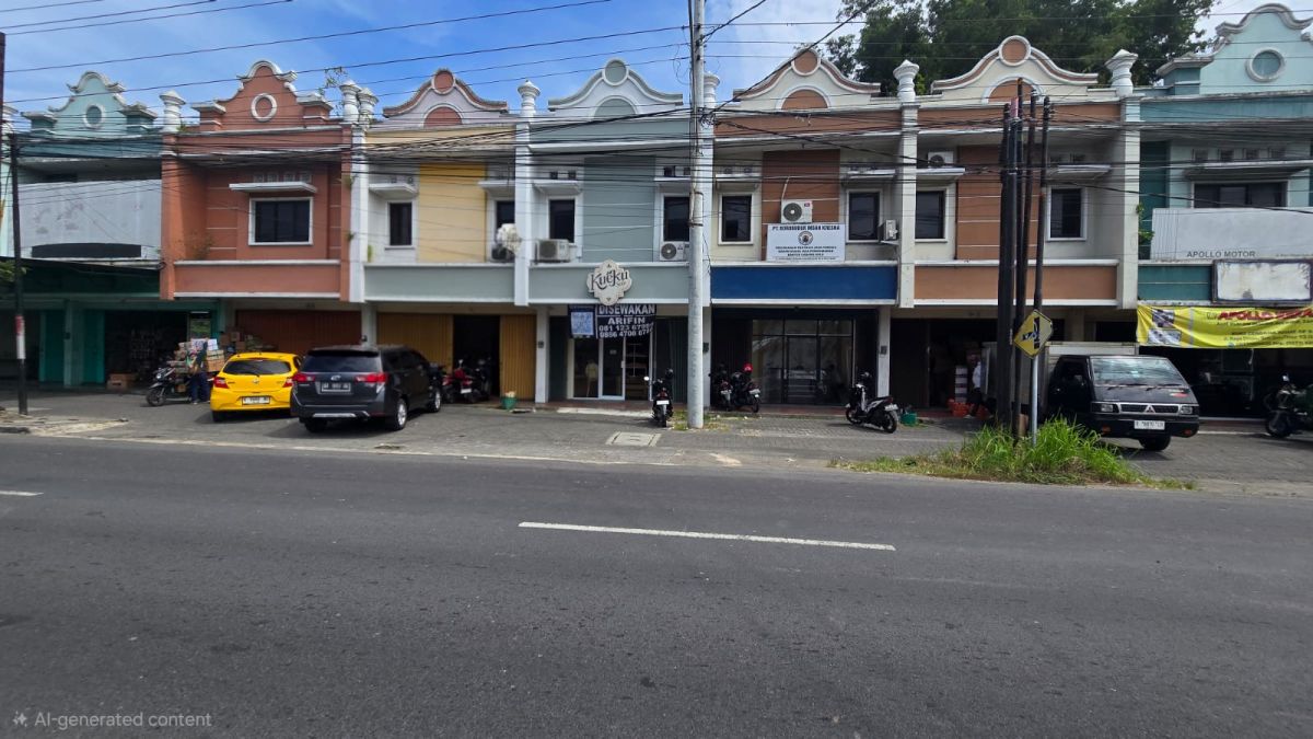 Disewakan Ruko Strategis Full Interior Eks Toko Roti, Bagus Siap Pakai di Pusat Pertokoan Solo Baru