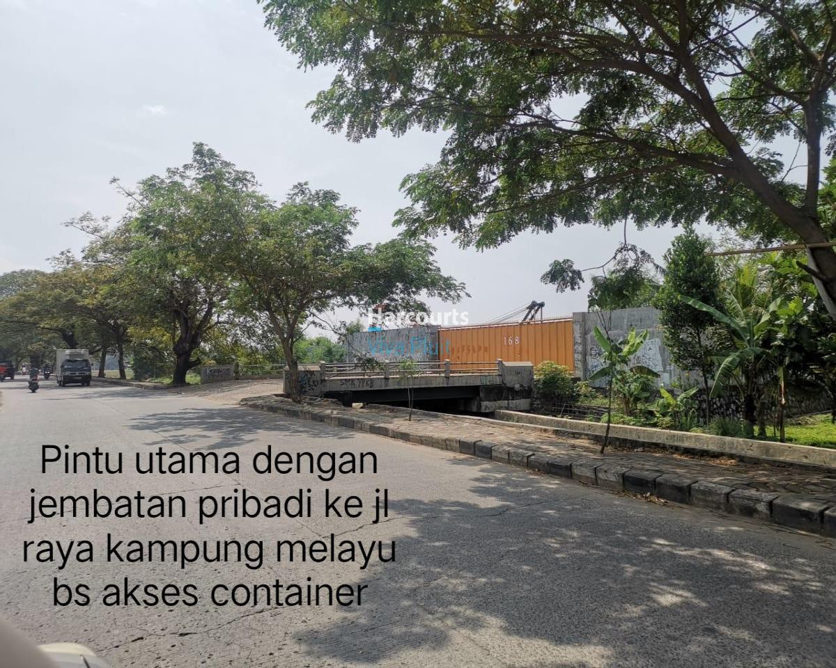 DIJUAL TANAH + GUDANG – JALAN RAYA KAMPUNG MELAYU, PIK 2 AREA