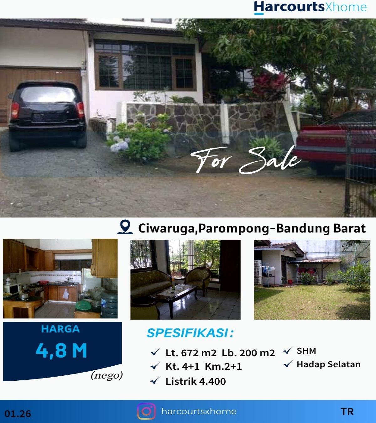 Dijual Rumah Luas di Komplek Gegerkalong Bandung Barat - Foto 7