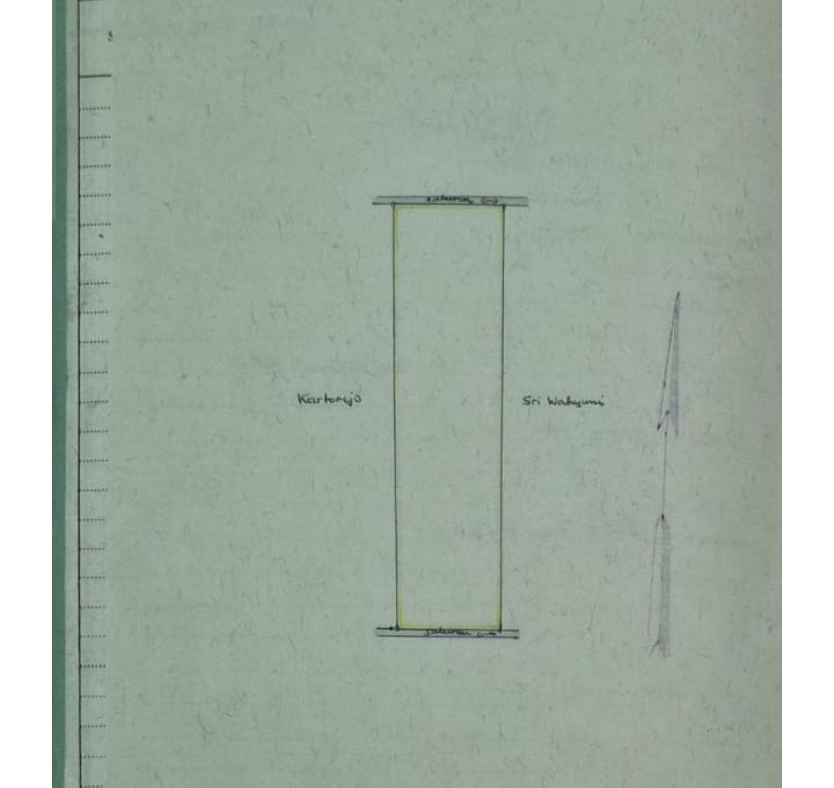 Dijual Tanah Sawah Zona Kuning, Lokasi di Joho - Sukoharjo - Foto 4