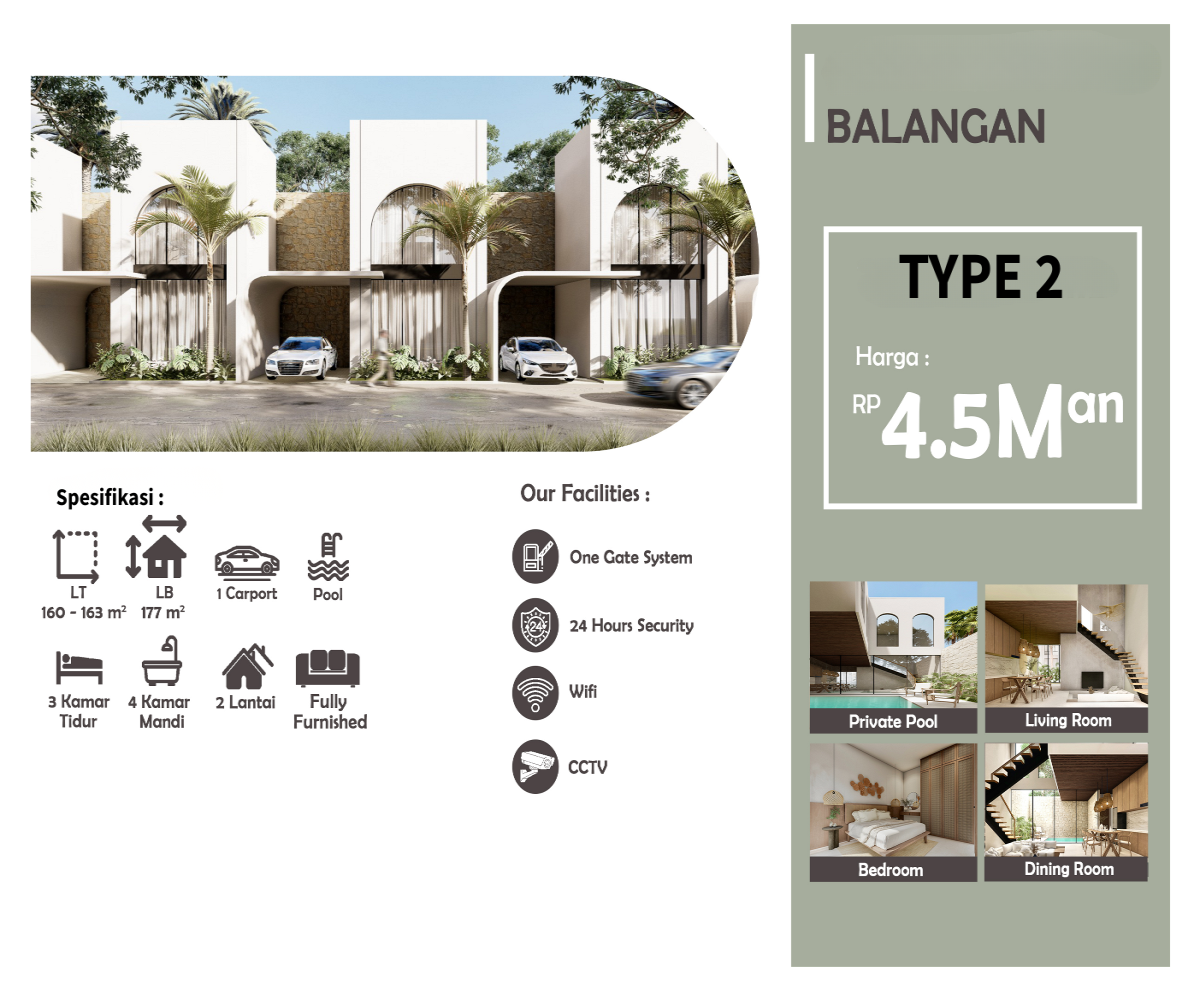 Sisa 2 Unit Villa Mewah Hanya 7 Menit ke Pantai Balangan - Foto 9