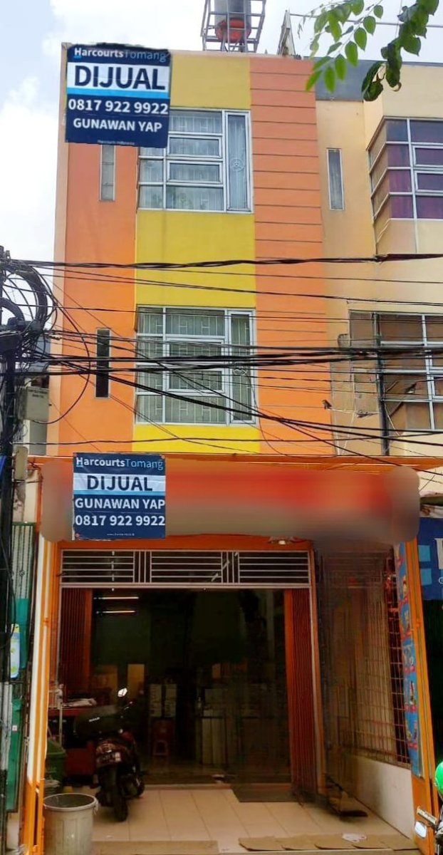 Jual Ruko 3 lantai di Tanjung Duren Jakarta Barat GN