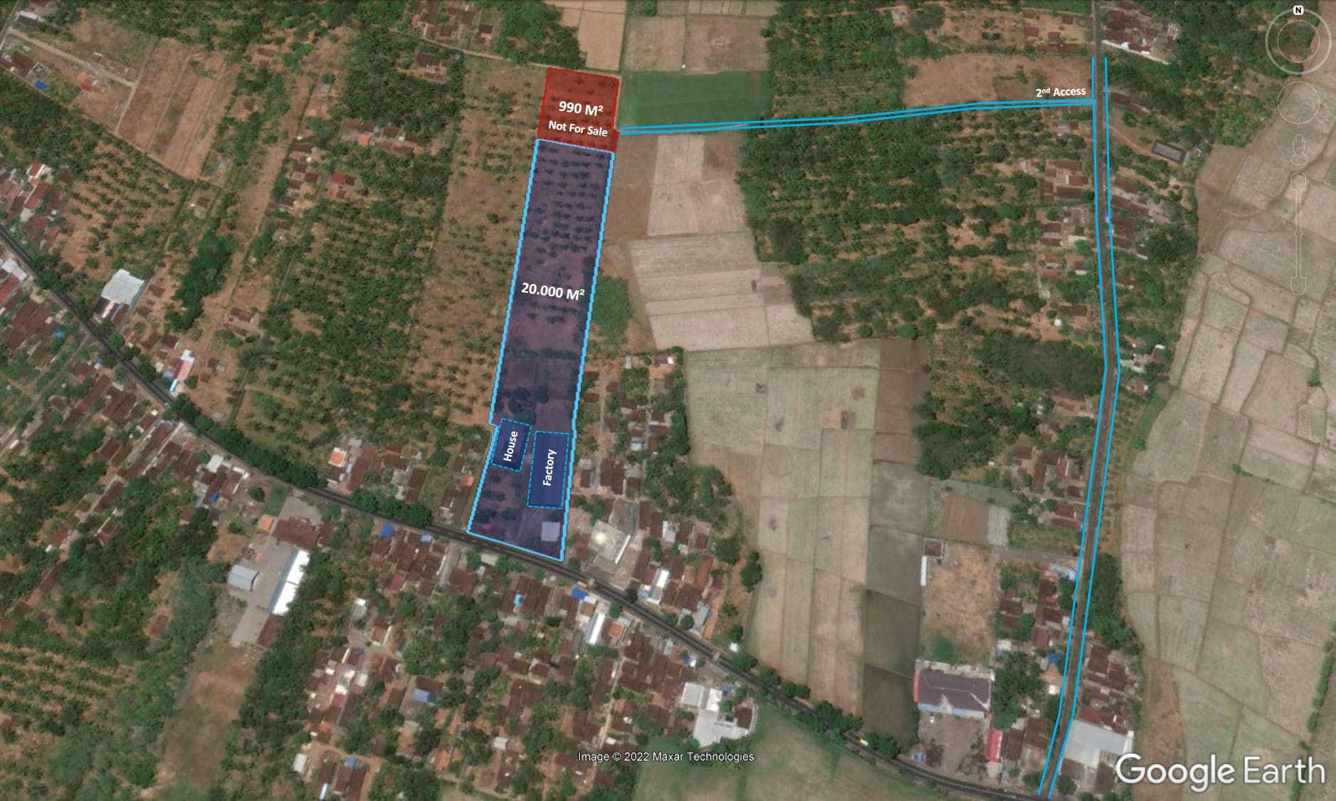 Freehold Land , House, &amp; Factory in Negara