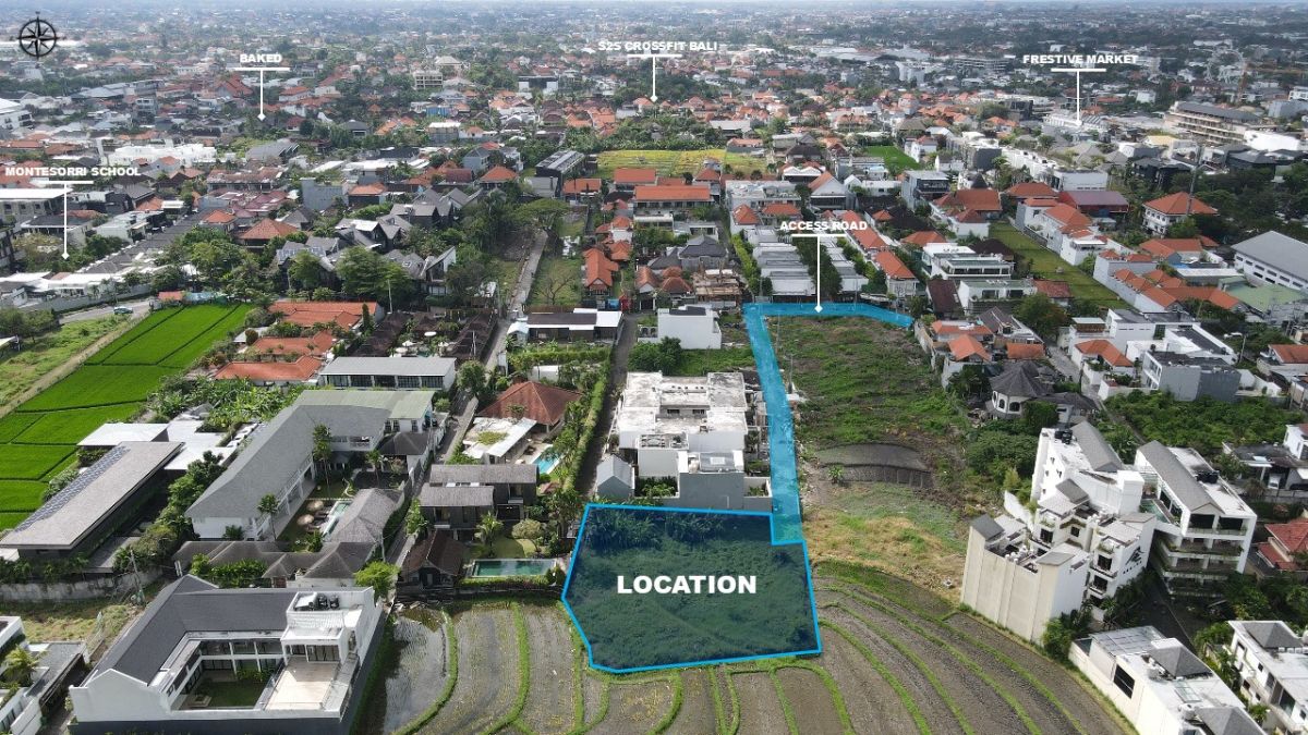 Land for sale 1430 sqm in Berawa