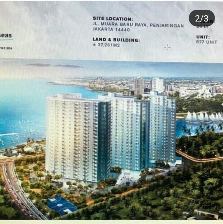 Dijual Apartemen Pluit Residenseas, Jakarta Utara. Siap Huni, Harga Murah Nego!